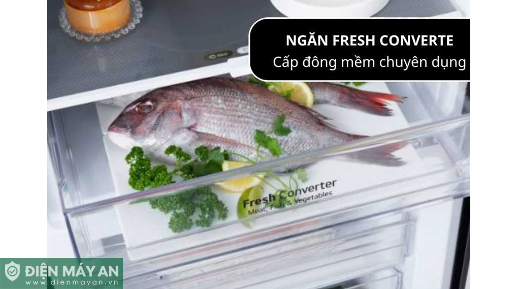 Tủ lạnh LG Inverter 340 lít InstaView LBB33BLMAI